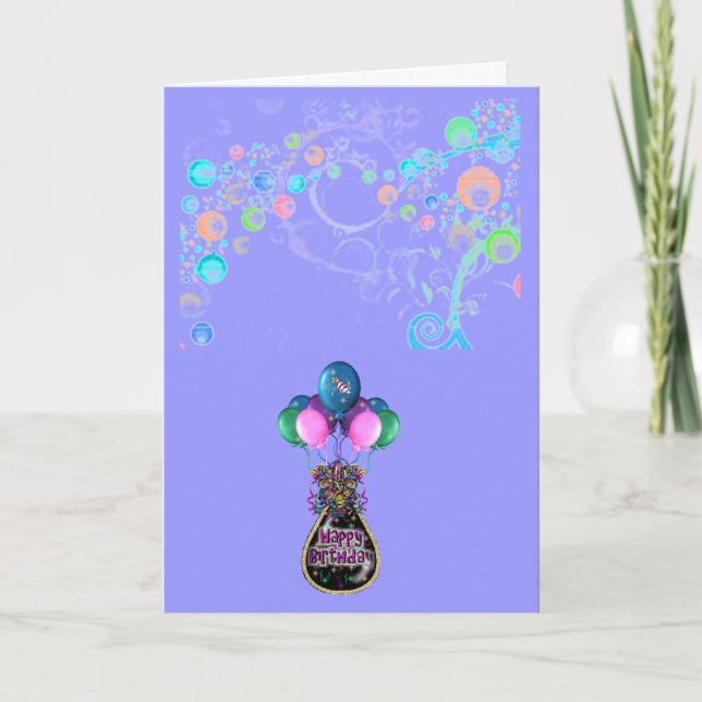 Carte Joyeux anniversaire (Devant)