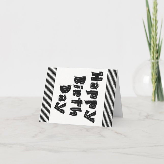 Carte Joyeux anniversaire (Devant)