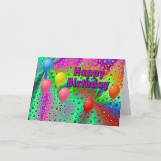 Carte Joyeux anniversaire