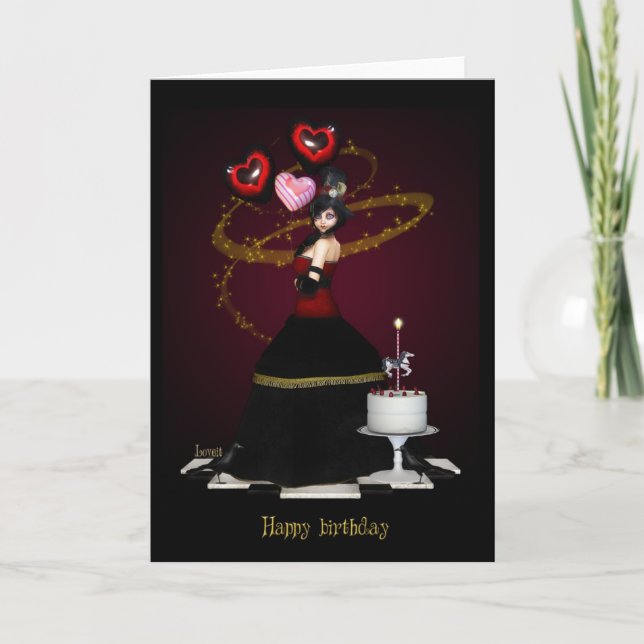 Carte Joyeux anniversaire (Devant)