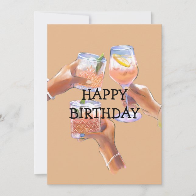 CARTE JOYEUX ANNIVERSAIRE (Devant)