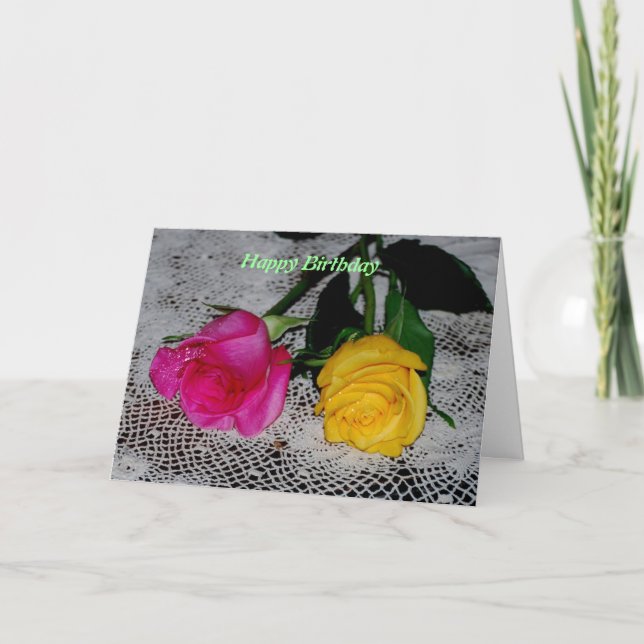 Carte Joyeux anniversaire (Devant)