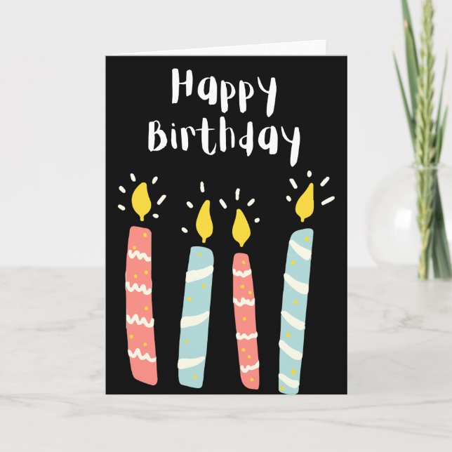 Carte Joyeux anniversaire (Devant)
