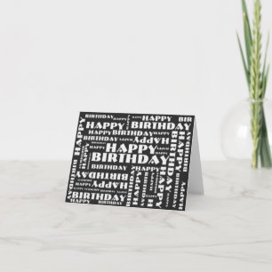 Carte Joyeux anniversaire