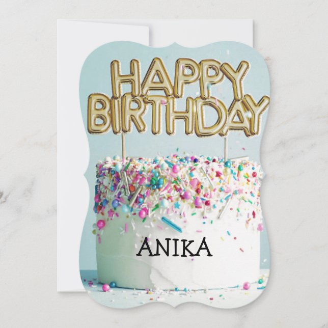 CARTE JOYEUX ANNIVERSAIRE (Devant)