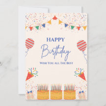 CARTE JOYEUX ANNIVERSAIRE