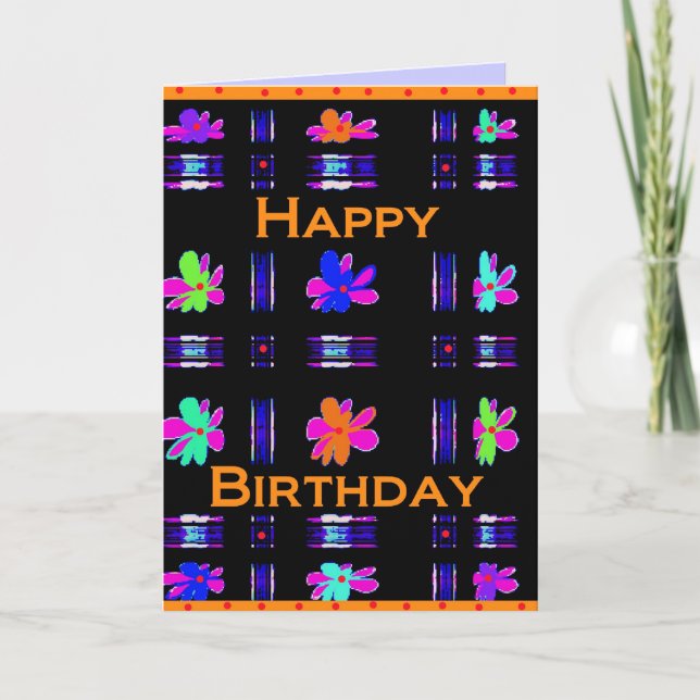 Carte Joyeux anniversaire ! (Devant)