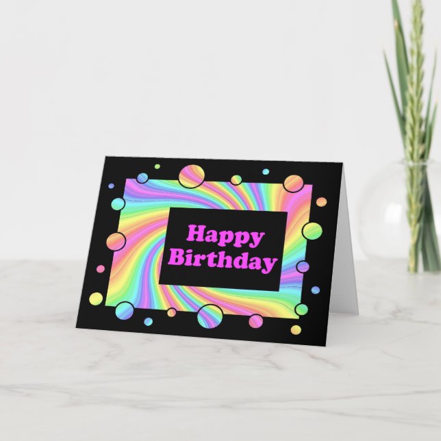 Carte Joyeux anniversaire (Devant)