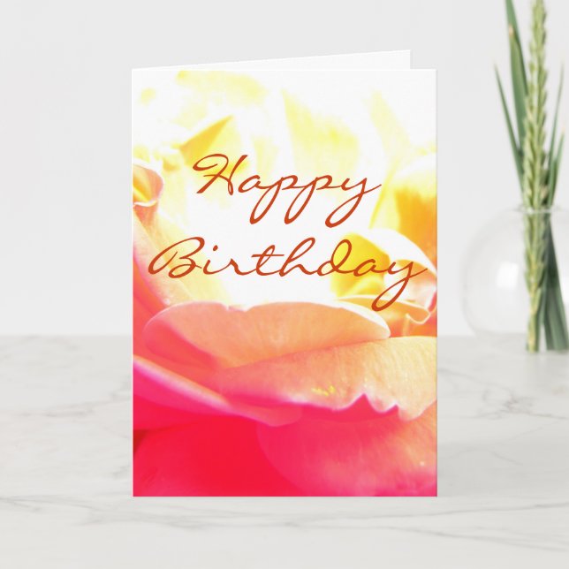Carte Joyeux anniversaire (Devant)