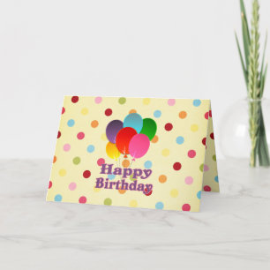 Carte Joyeux anniversaire