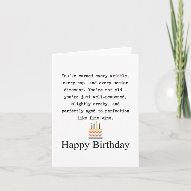 Carte Joyeux anniversaire (Devant)