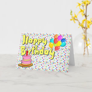 Carte Joyeux anniversaire