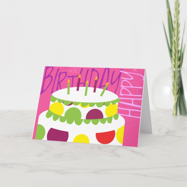 Carte Joyeux anniversaire (Devant)