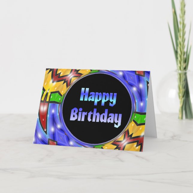 Carte Joyeux anniversaire (Devant)