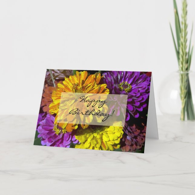 Carte Joyeux anniversaire (Devant)