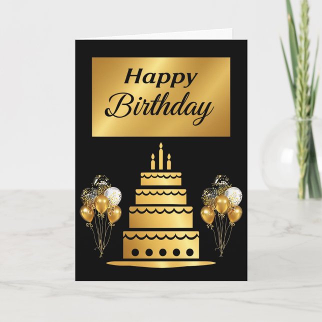 Carte Joyeux anniversaire (Devant)