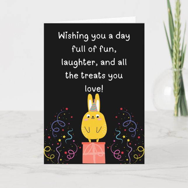 Carte Joyeux anniversaire (Devant)