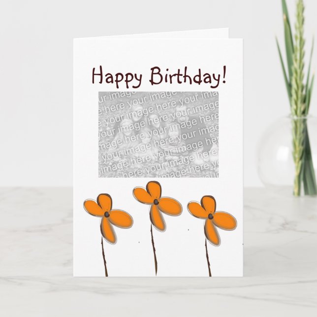 Carte Joyeux anniversaire ! (Devant)