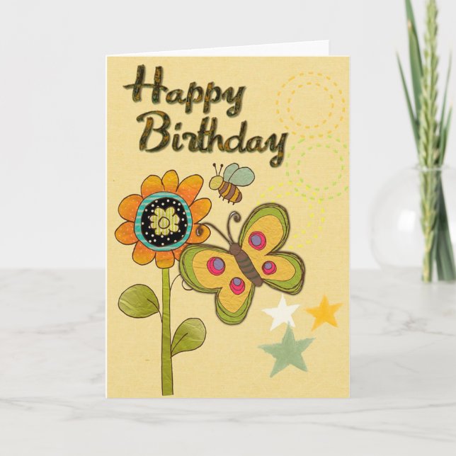 Carte Joyeux anniversaire (Devant)
