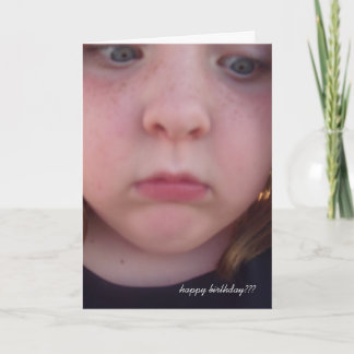 Carte joyeux anniversaire ? ? ?