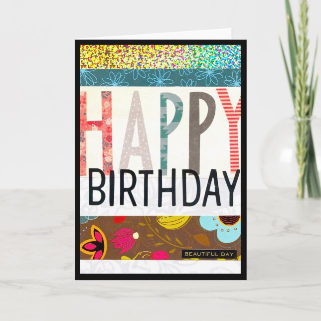 Carte Joyeux anniversaire ! (Devant)