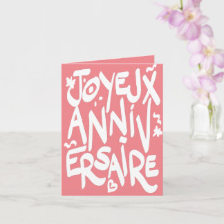 Carte Joyeux anniversaire