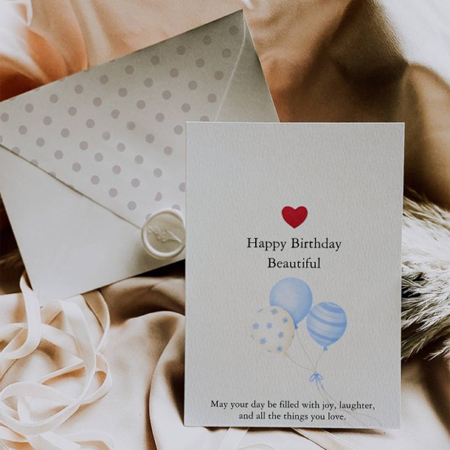 Carte Joyeux Anniversaire (Happy Birthday Card)