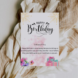 Carte Joyeux Anniversaire