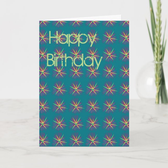 Carte Joyeux anniversaire (Devant)