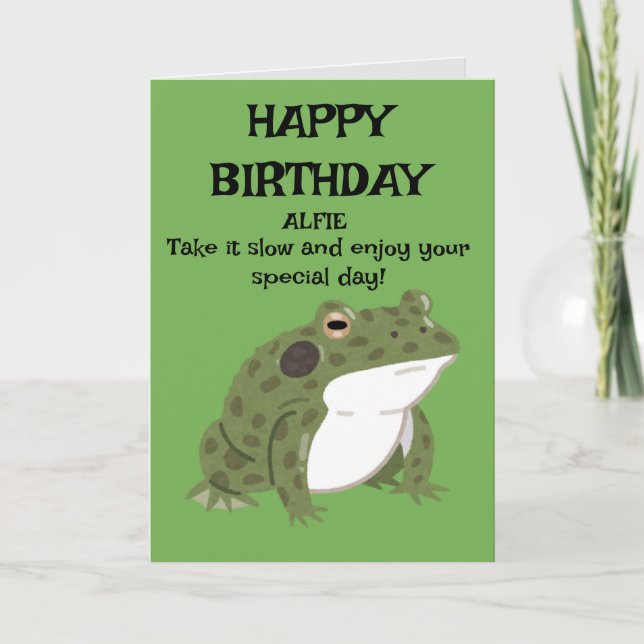 CARTE JOYEUX ANNIVERSAIRE (Devant)