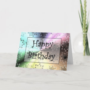 Carte Joyeux anniversaire