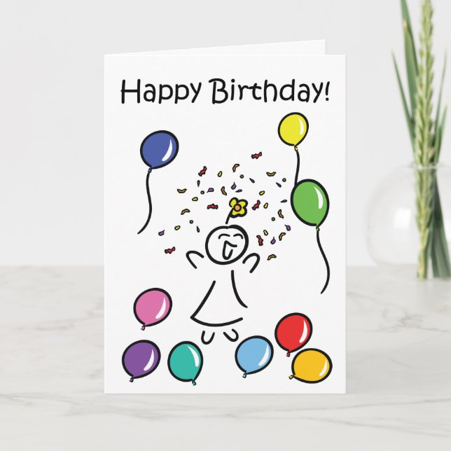 Carte Joyeux anniversaire (Devant)
