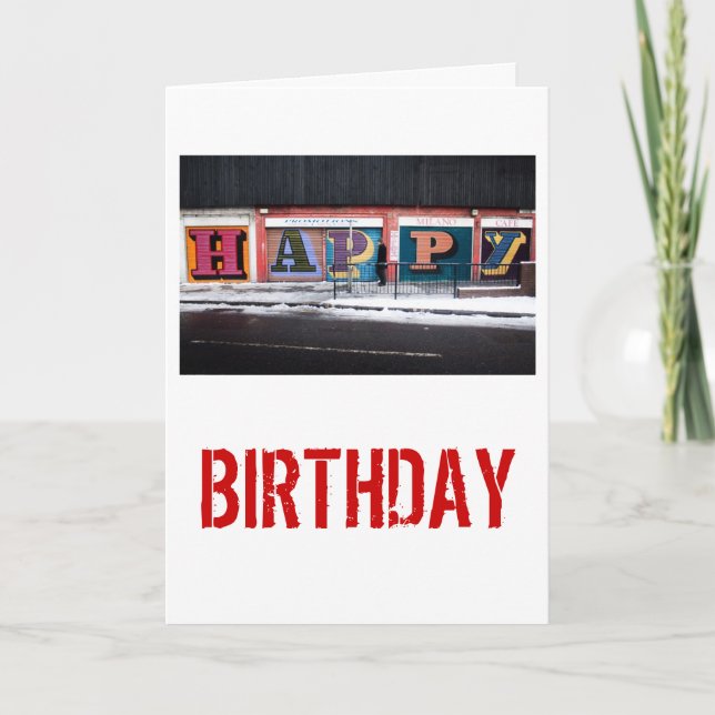 Carte Joyeux anniversaire (Devant)