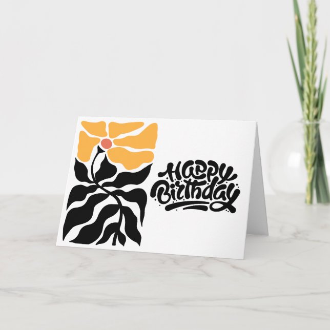 Carte Joyeux anniversaire (Devant)
