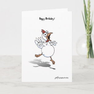 Cartes Poulet D Anniversaire Zazzle Fr