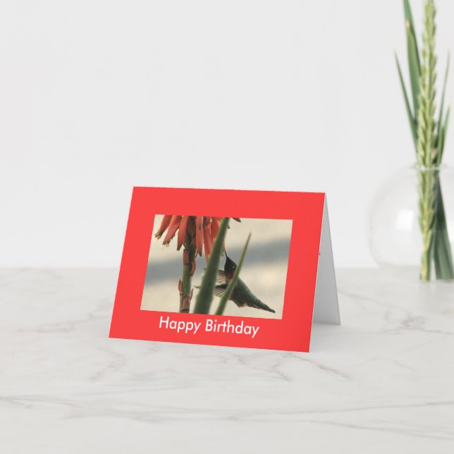 Carte "Joyeux anniversaire" (Devant)