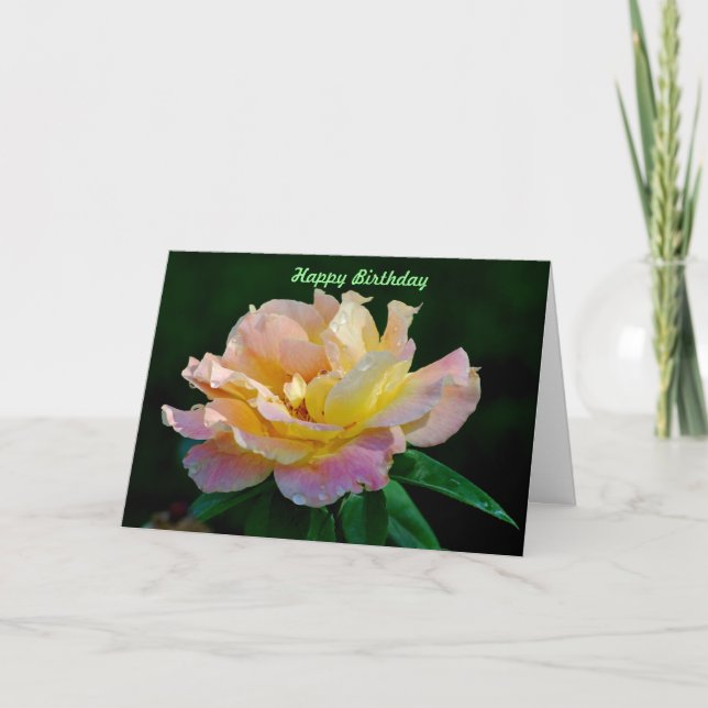 Carte Joyeux anniversaire (Devant)