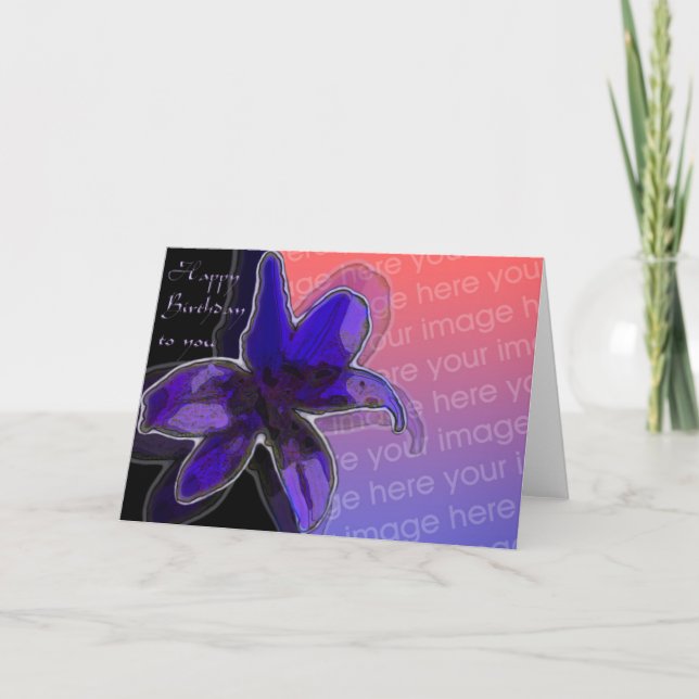 Carte Joyeux Anniversaire (Devant)