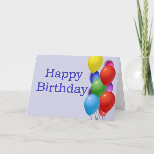 Carte Joyeux anniversaire (Devant)
