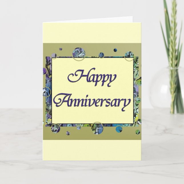 Carte Joyeux anniversaire (Devant)