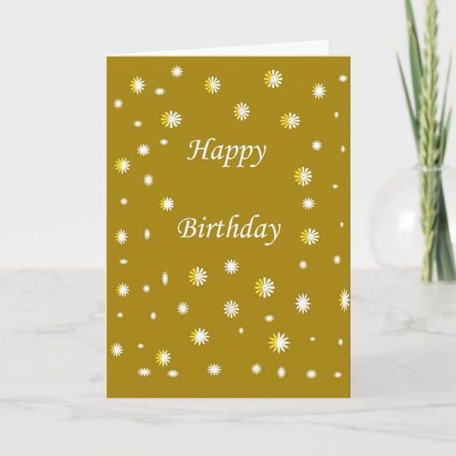 Carte Joyeux anniversaire (Devant)