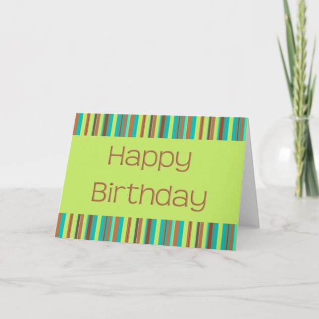 Carte Joyeux anniversaire (Devant)