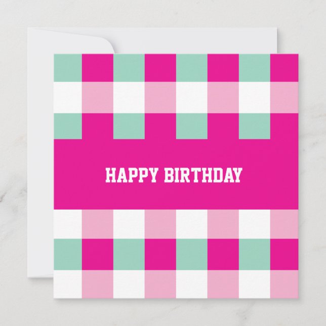 Carte Joyeux Anniversaire  (Devant)