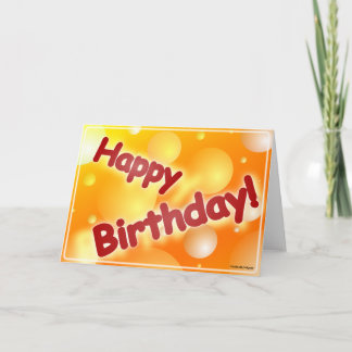 Carte Joyeux Anniversaire