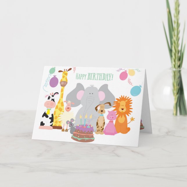 Carte Joyeux Anniversaire (Devant)