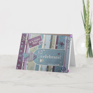 Carte Joyeux anniversaire