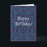 Carte joyeux anniversaire<br><div class="desc">Conçu par The Arty Apples Limited</div>