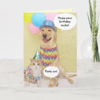 Carte Joyeux anniversaire