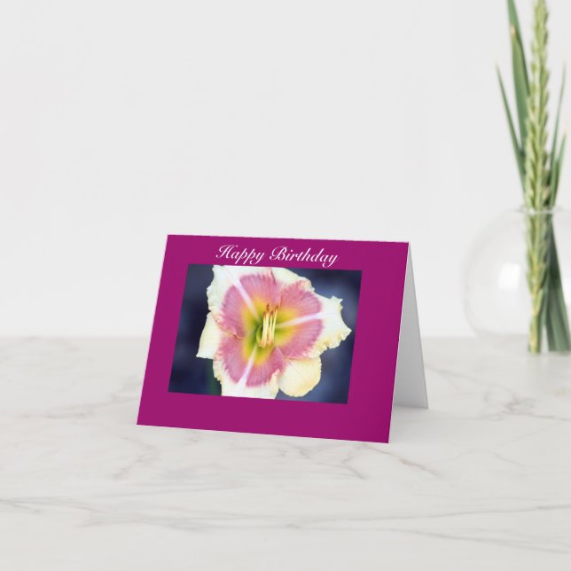 Carte joyeux anniversaire (Devant)