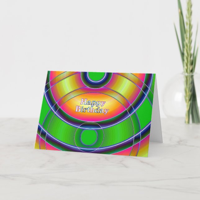 Carte Joyeux anniversaire (Devant)